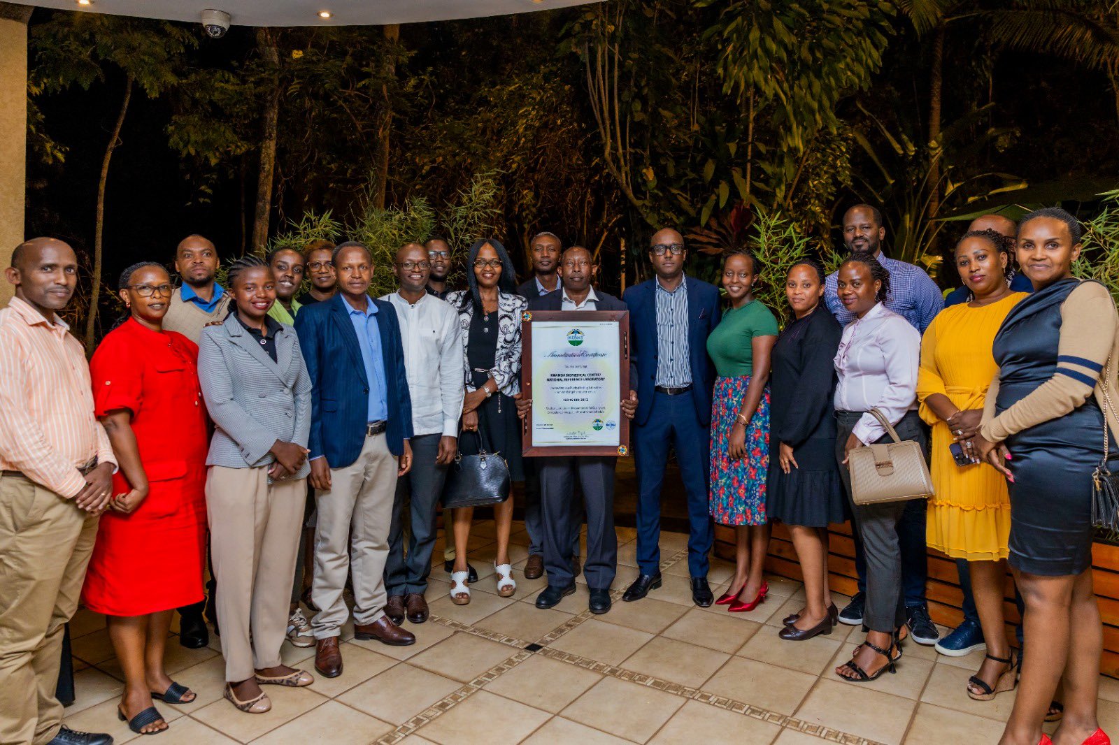 Four Rwandan Medical Laboratories were accredited with an ISO 15189:2022 certificate