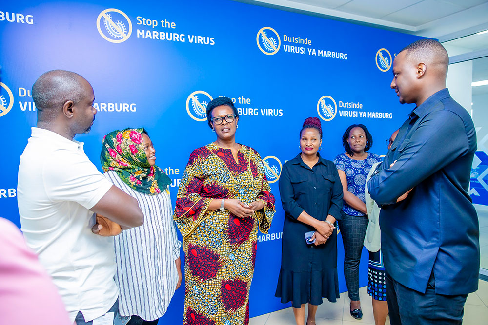 Ugandan Minister of State Visits Rwanda’s National Command Post for Marburg Virus Response
