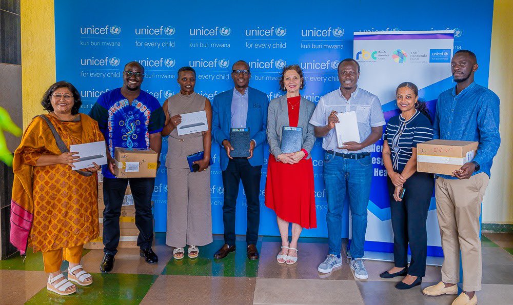 Rwanda Biomedical Centre and UNICEF Partner to Strengthen Disease Surveillance through Tablet Distribution