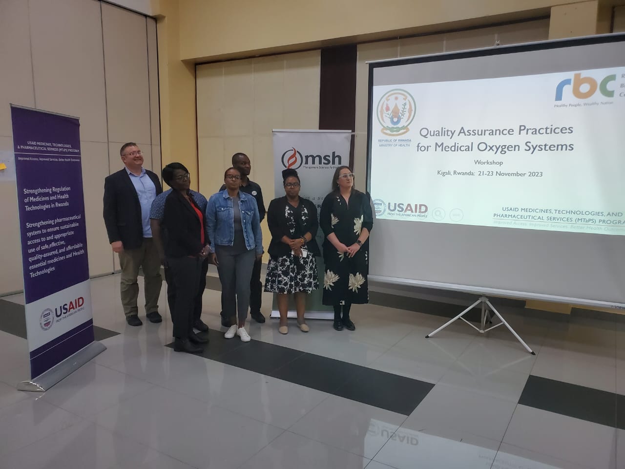 RBC collaborates with MTaPS to review Quality Assurance of medical oxygen in Rwanda